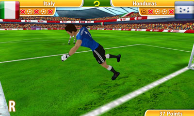Penalty World Challenge 2010 - Android game screenshots.