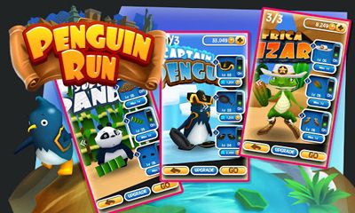 Penguin Run - Android game screenshots.