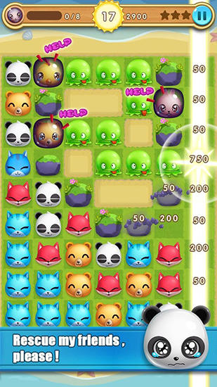 Pet boom! - Android game screenshots.