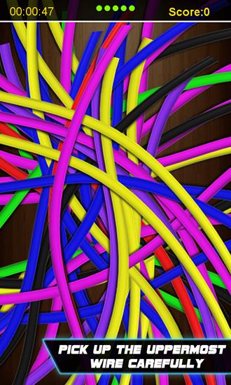 Pick a wire - Android game screenshots.