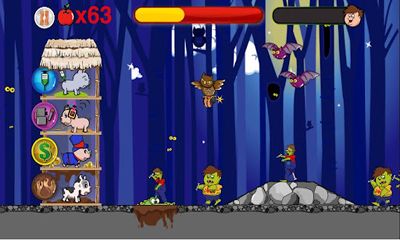 Gameplay of the Piggies Strike Back for Android phone or tablet.