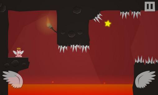 Pigs can't fly - Android game screenshots.