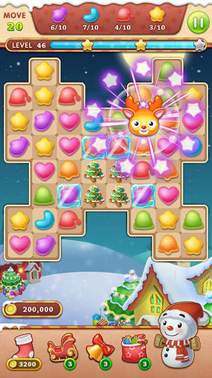 Pinch candy: Christmas - Android game screenshots.