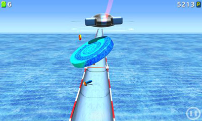 Gameplay of the Pipe Glider for Android phone or tablet.