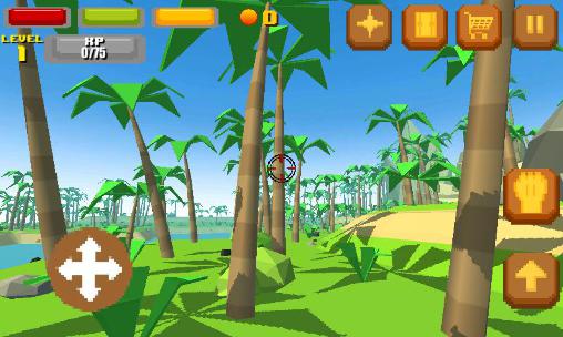 Pixel island survival 3D - Android game screenshots.
