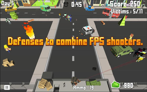 Pixel shooter: Zombies - Android game screenshots.