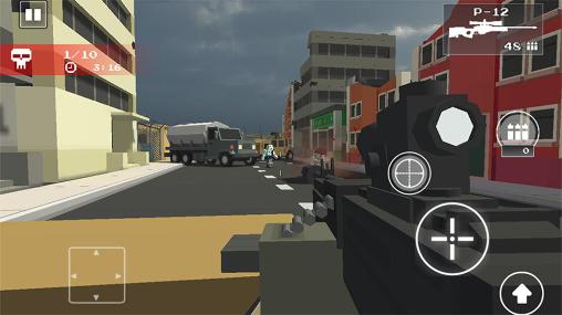 Pixel Z sniper: Last hunter - Android game screenshots.