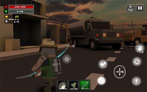 Pixel Z world: Last hunter - Android game screenshots.