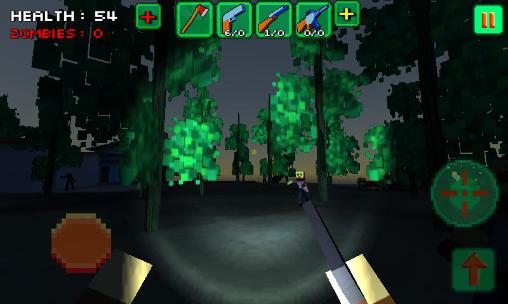 Pixel zombie: Apocalypse day 3D - Android game screenshots.