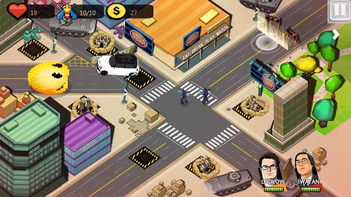 Pixels: Defense - Android game screenshots.