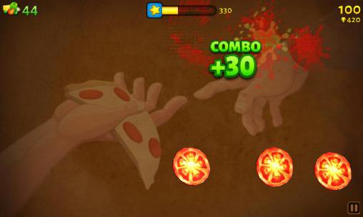 Pizza ninja story - Android game screenshots.