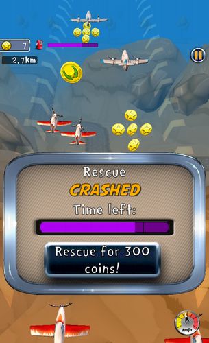 Plane heroes to the rescue - Android game screenshots.