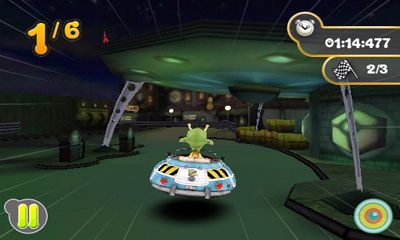 Gameplay of the Planet 51 Racer for Android phone or tablet.