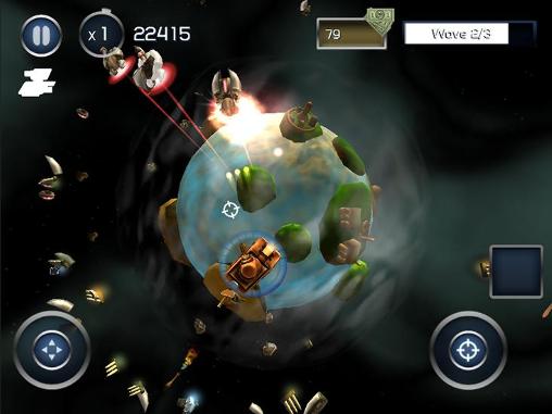 Planetary guard: Defender - Android game screenshots.