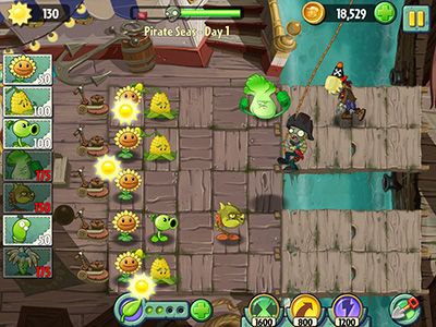 Plants vs. zombies 2: it's about time - Android game screenshots.