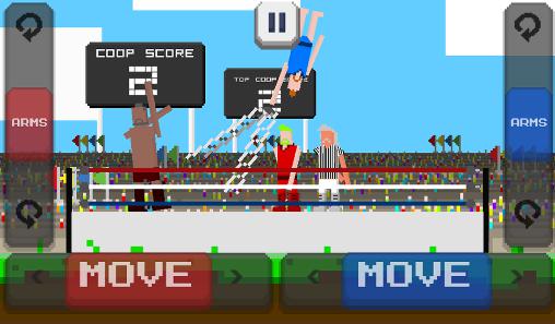 Pocket wrestling! - Android game screenshots.