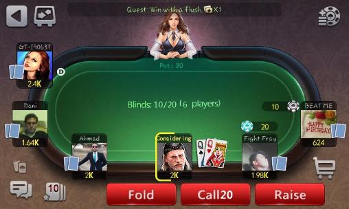 Poker mania - Android game screenshots.