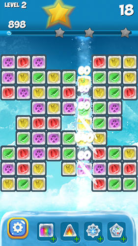 Polar fox: Frozen match 3 - Android game screenshots.