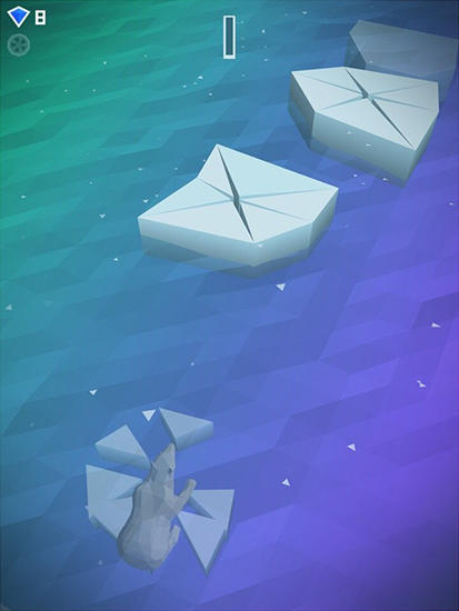 Polybear: Ice escape - Android game screenshots.