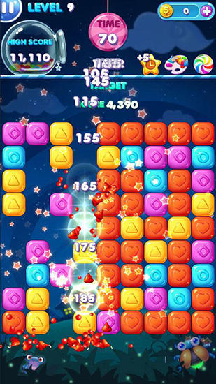 Pop candy - Android game screenshots.