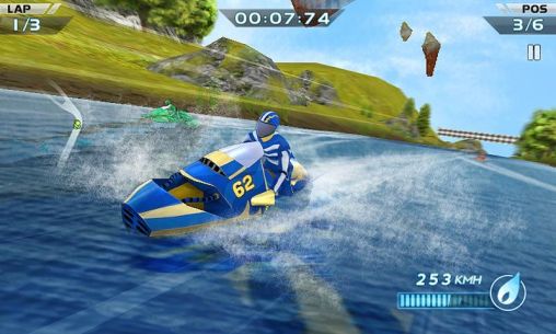 Powerboat racing - Android game screenshots.
