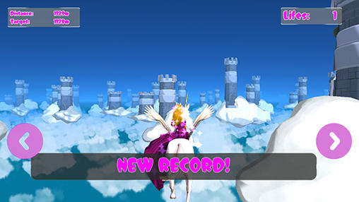 Princess unicorn: Sky world run - Android game screenshots.