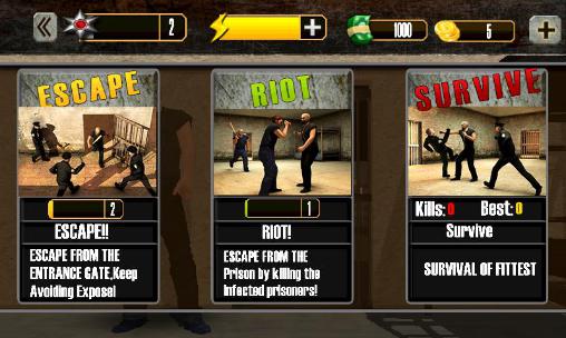 Prison: Silent breakout 3D - Android game screenshots.
