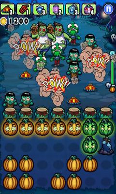 Gameplay of the Pumpkins VS Monster for Android phone or tablet.