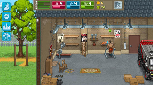 Punch club - Android game screenshots.