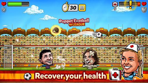 Puppet football: League Spain - Android game screenshots.