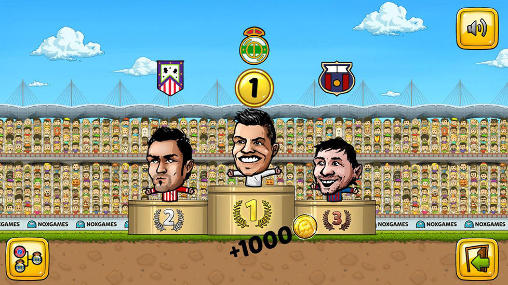 Puppet soccer champions - Android game screenshots.