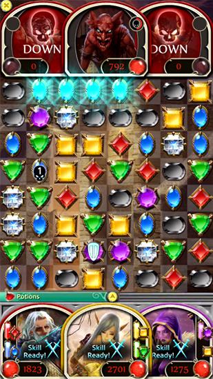 Puzzle and glory - Android game screenshots.