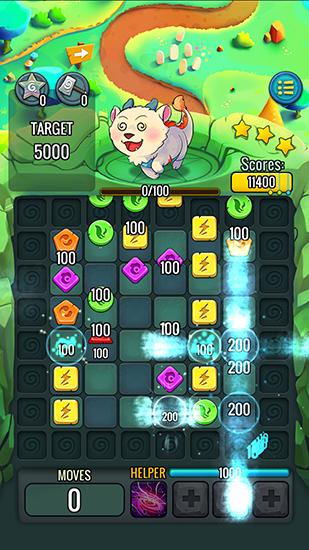 Puzzle monsters - Android game screenshots.