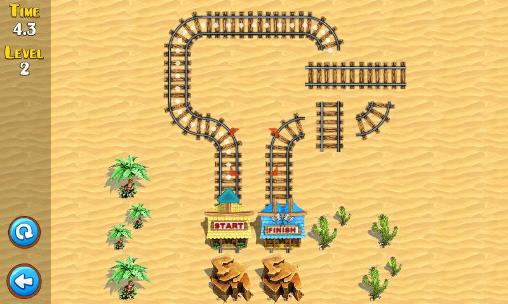 Puzzle rail rush - Android game screenshots.