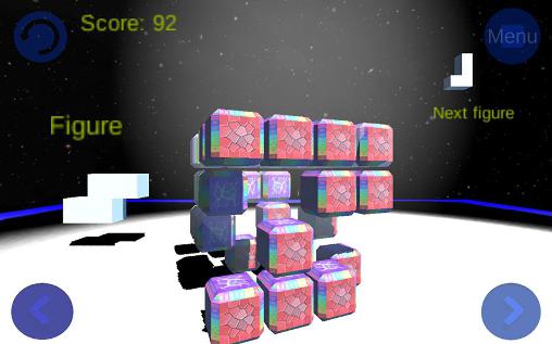 Quadris 3D - Android game screenshots.
