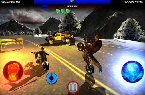 Gameplay of the Race stunt fight 3! for Android phone or tablet.