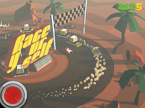 Race yourself - Android game screenshots.