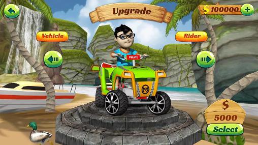 Racing rider - Android game screenshots.