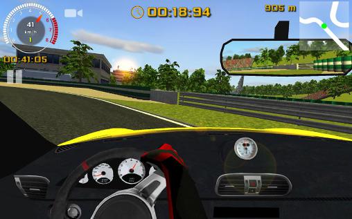 Racing simulator - Android game screenshots.