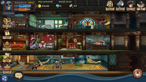 Rage of the seven seas - Android game screenshots.