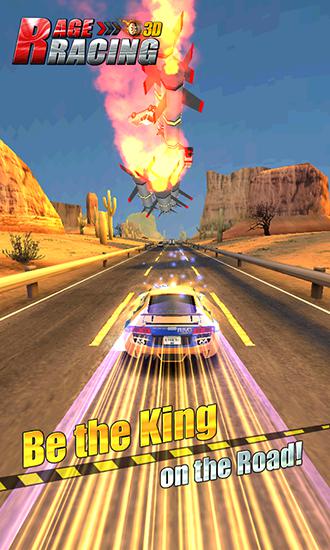Rage racing 3D - Android game screenshots.