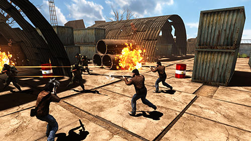 Rage Z: Multiplayer zombie FPS - Android game screenshots.