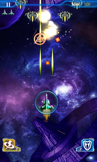 Raiden fighter: Galaxy storm - Android game screenshots.