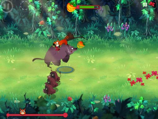 Gameplay of the Rakoo's adventure for Android phone or tablet.