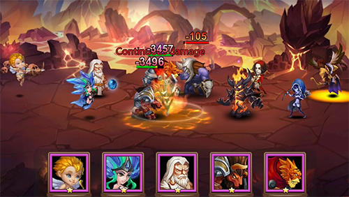 Rampage war - Android game screenshots.
