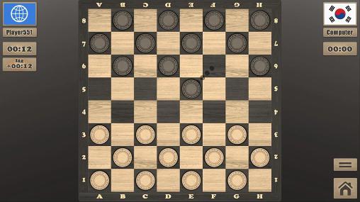 Real checkers - Android game screenshots.