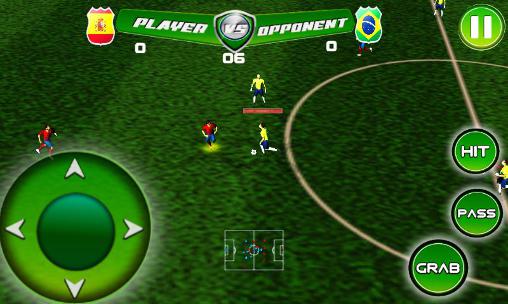 Real football tournament game - Android game screenshots.