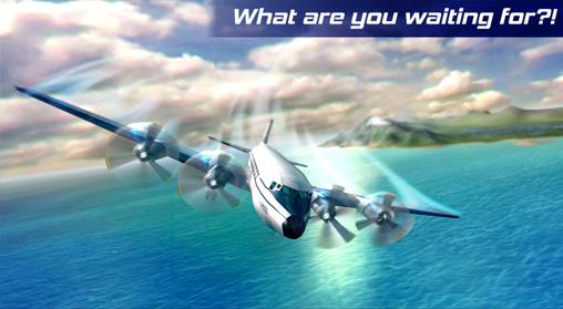 Real pilot flight simulator 3D - Android game screenshots.