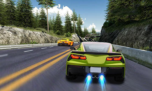 Real super speed racing - Android game screenshots.