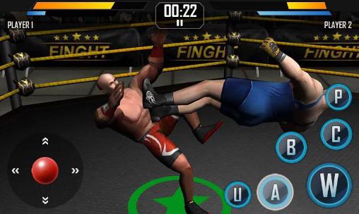 Real wrestling 3D - Android game screenshots.